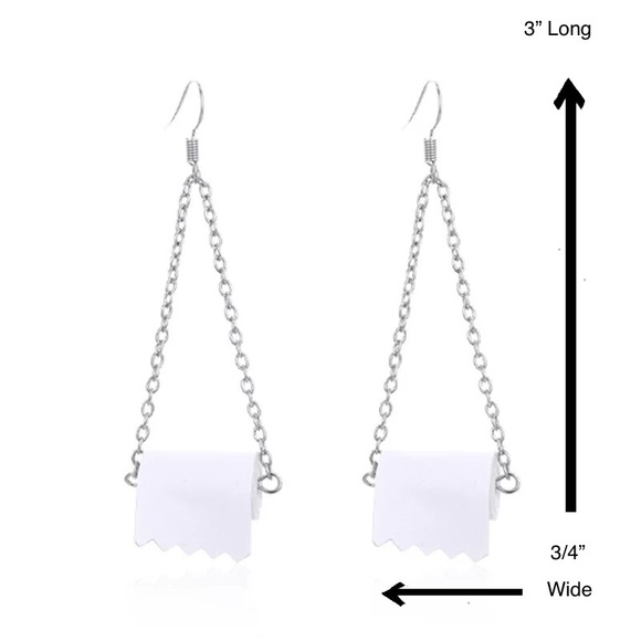 RARE! Toilet Paper! Earrings, That Is... - Picture 4 of 9